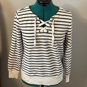 Old Navy lace up light weight sweatshirt